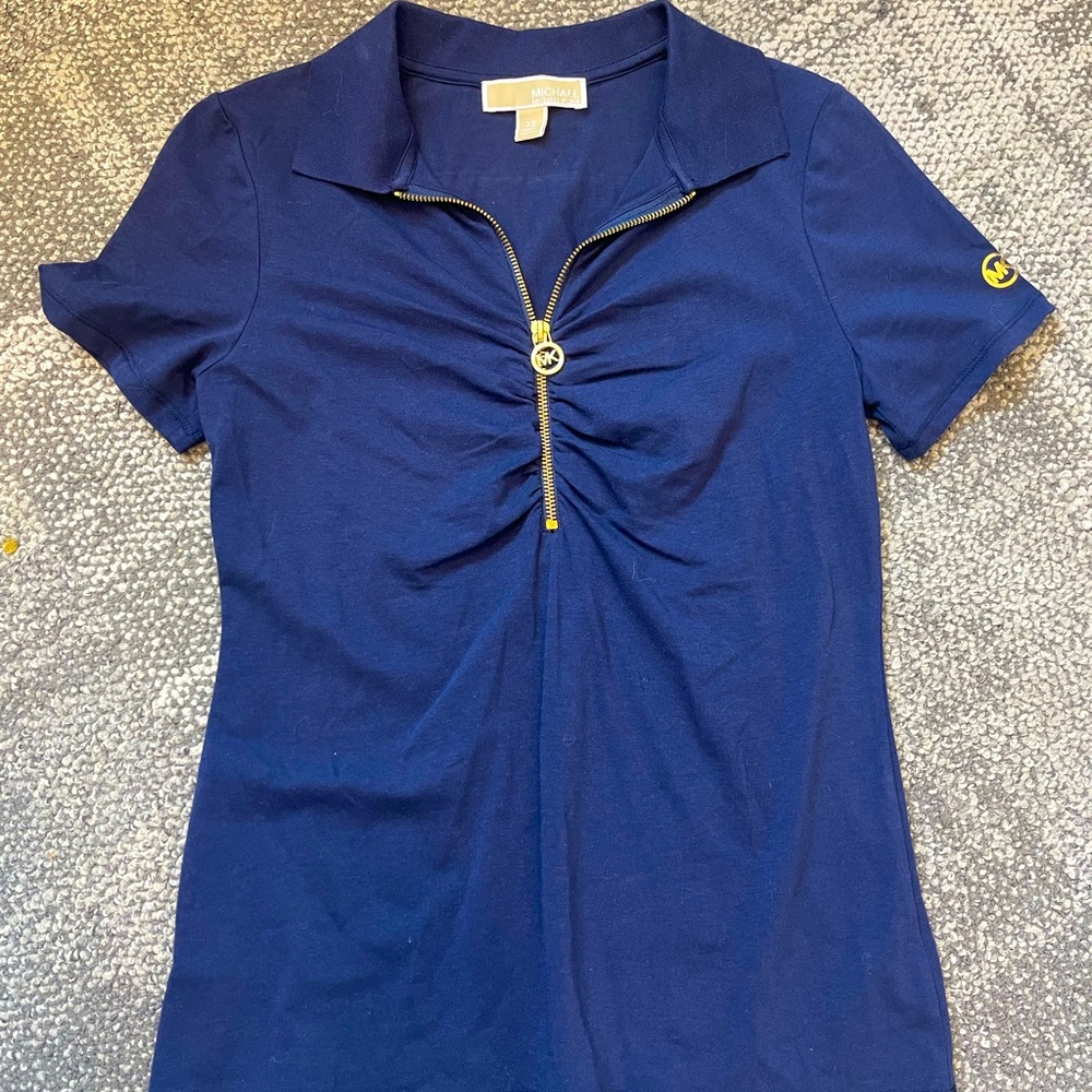 Dark blue shirt from MICHAEL Michael Kors, size XS